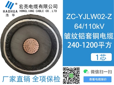ZC-YJLW02-Z 64/110kV 1芯