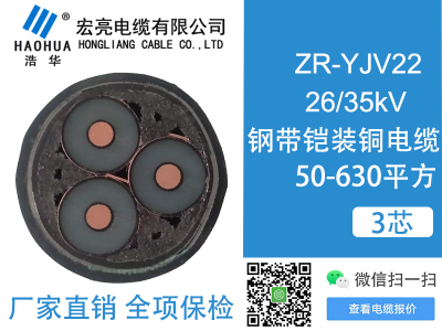 ZRYJV22 26/35kV 3芯